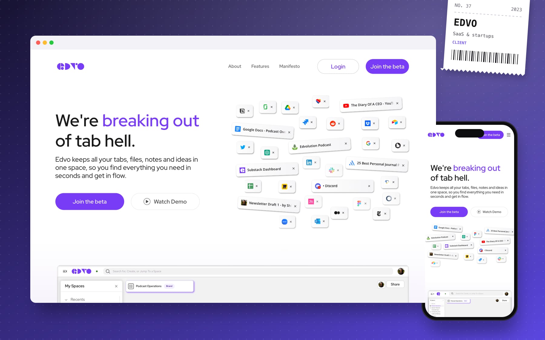 Edvo website