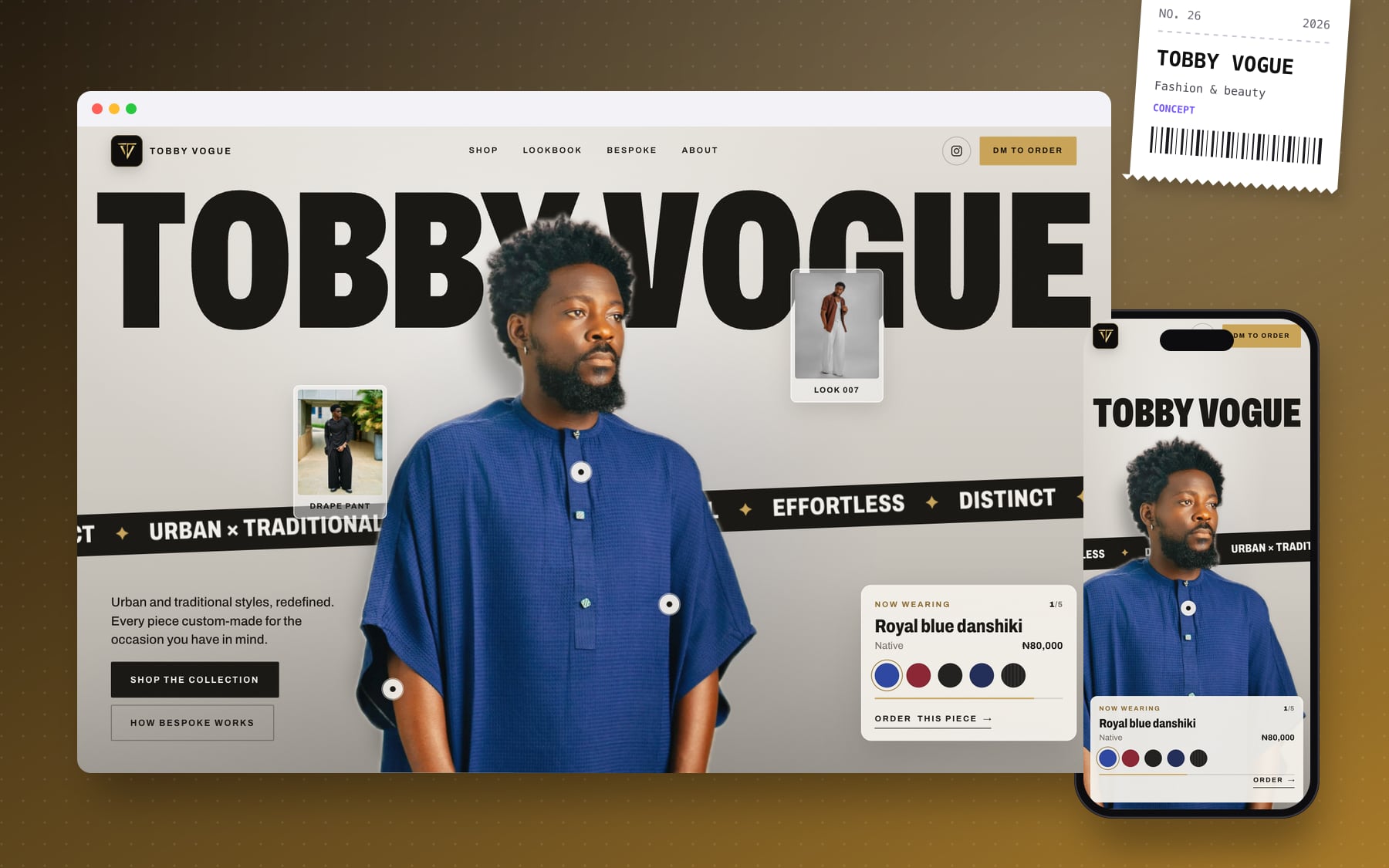 Tobby Vogue website